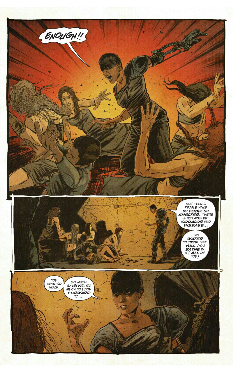 Illustration for article titled The Furiosa Comic Undoes Everything Great About Mad Max: Fury Road